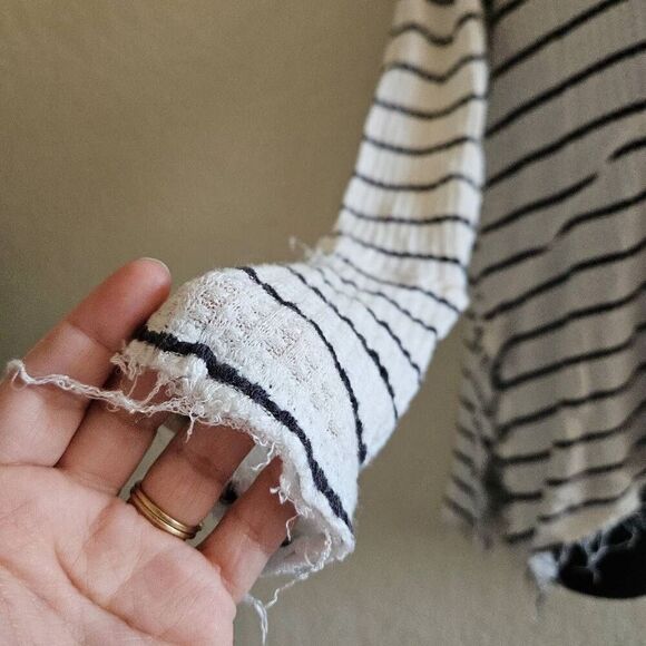 Free People Sunset Park Waffle Knit Thermal Sweater - Picture 6 of 9